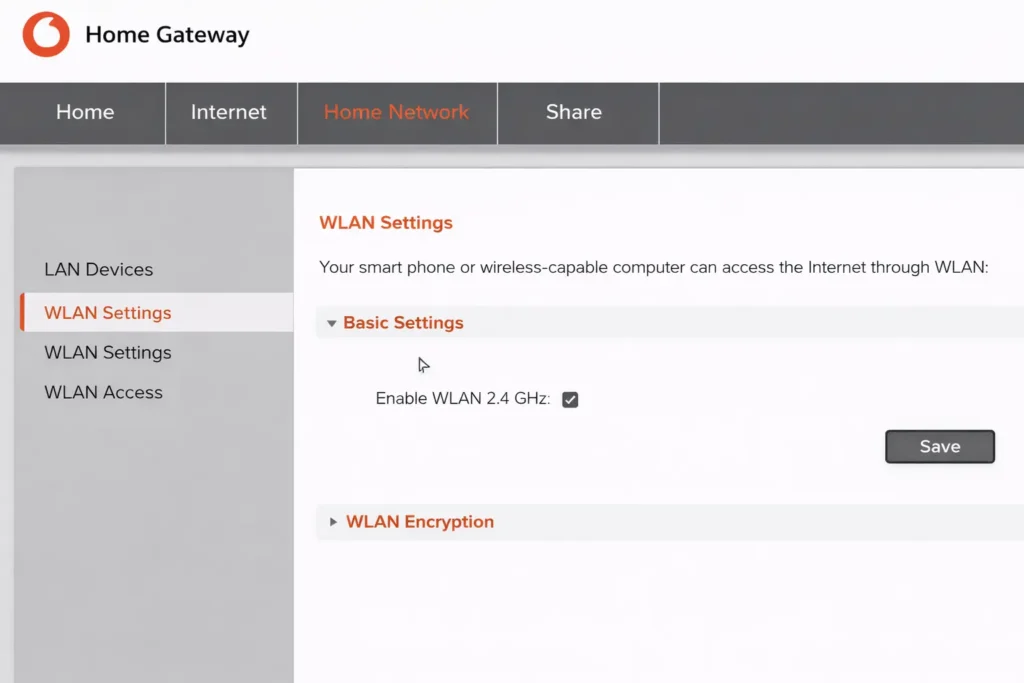 كيفية تغيير كلمة سر راوترفودافون HG630